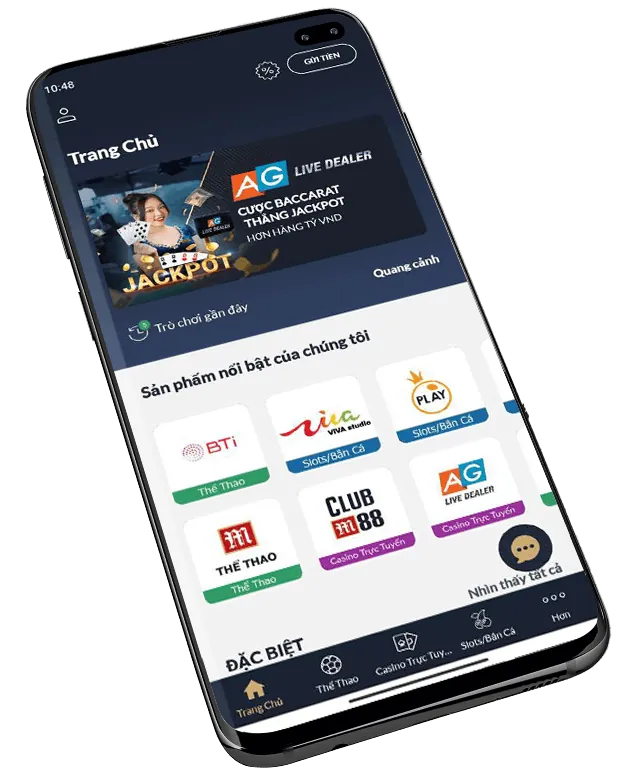 Biểu tượng trải nghiệm mượt mà trên ứng dụng WSTAR77