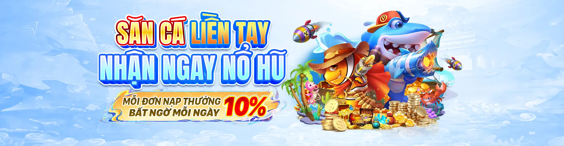 Hình ảnh game bắn cá Wstar77 với đồ họa sống động và nhiều cá vàng, xanh